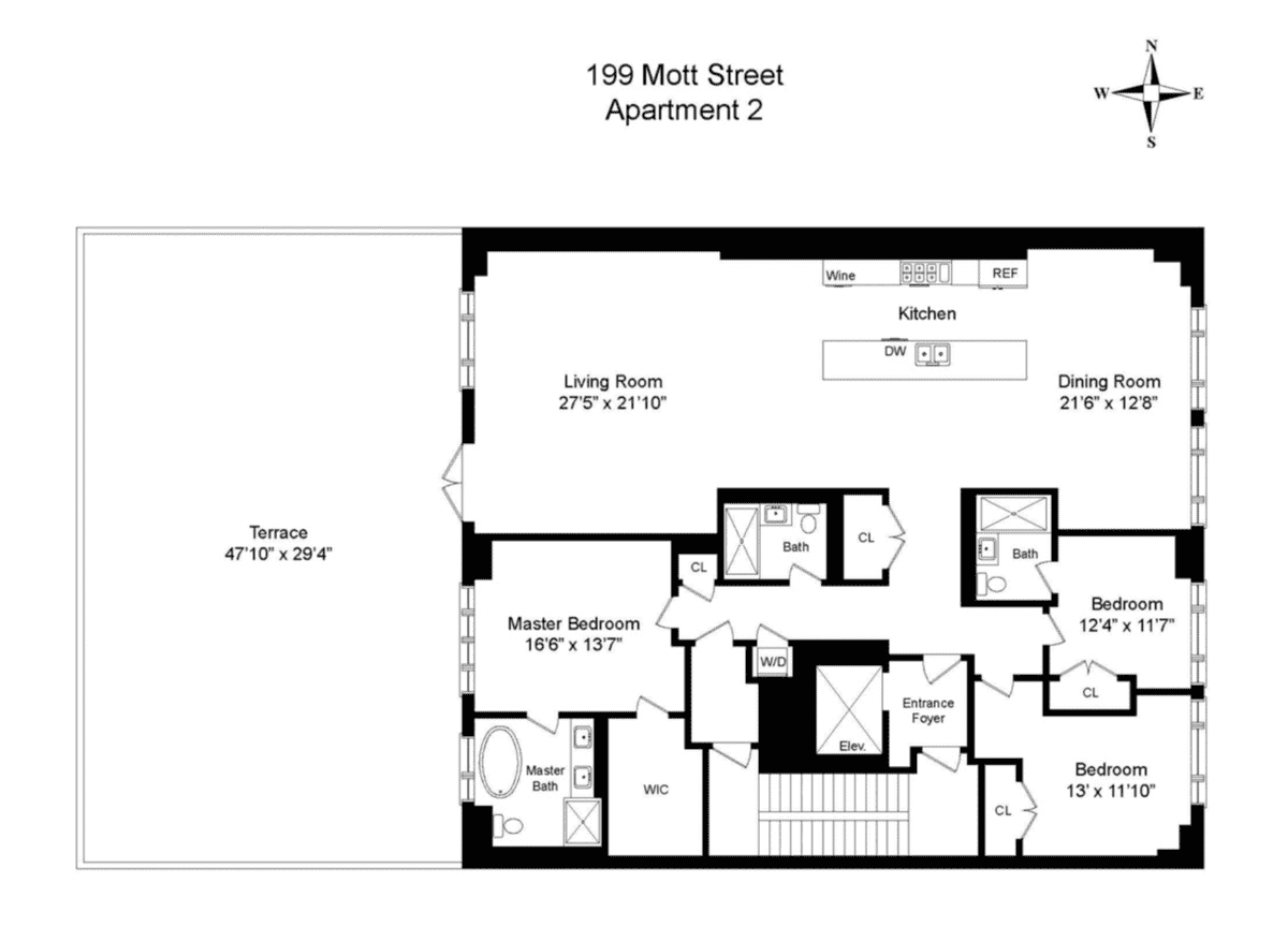 199 Mott Street #2 New York NY 10012