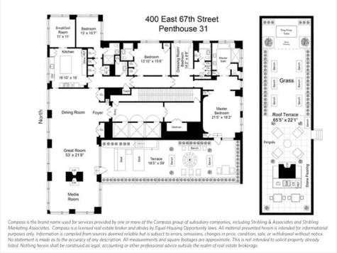 400 E 67th Street New York City NY 10065