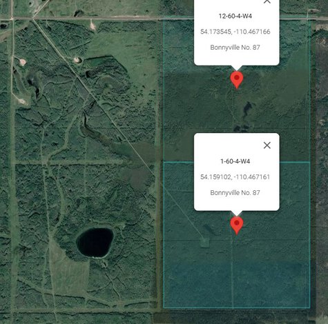 GRL# 780380 Sec 1-60-4-w4 & Sec 12-60-4-w4 Bonnyville AB T9N 2J7