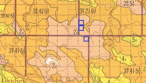 NE 36-22-22-w4, SW 7-23-21-w4, NW 6-23-21-w4 Gleichen AB