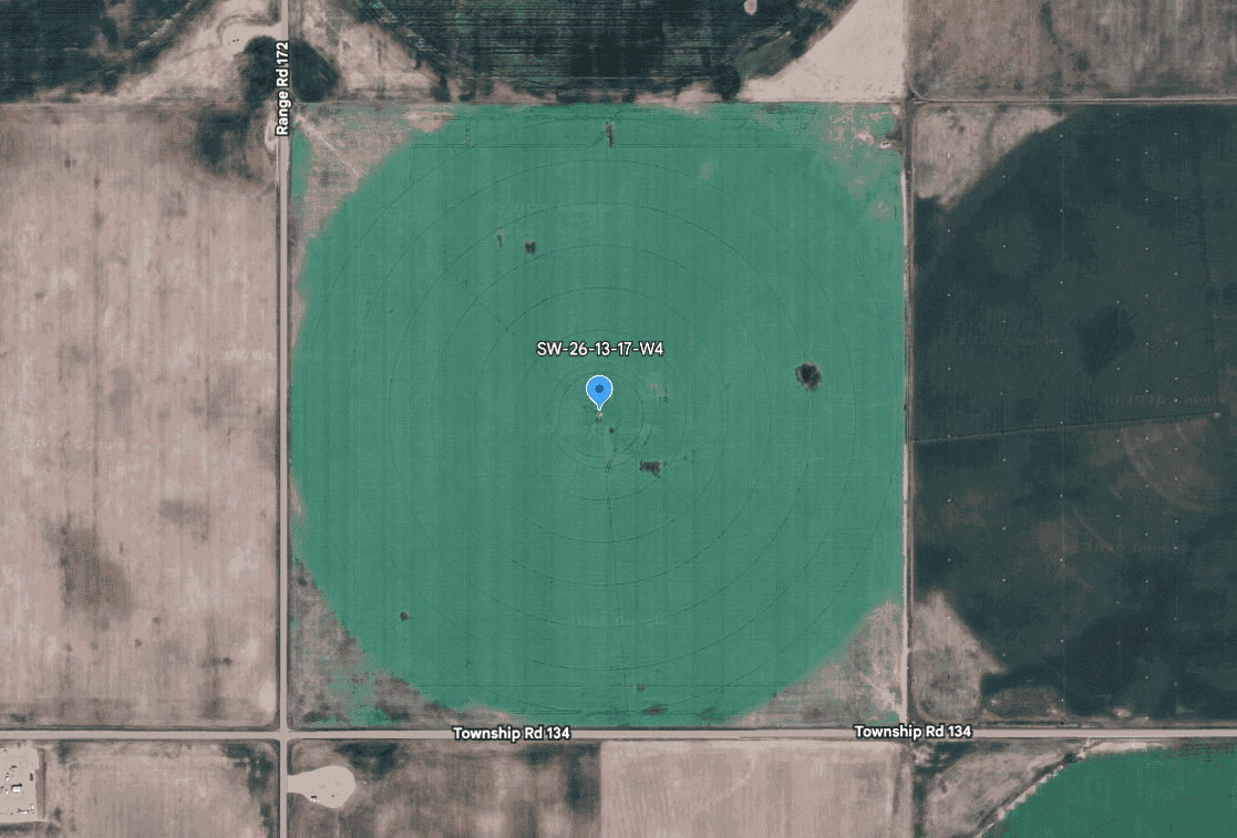 Township Road 134 Vauxhall AB