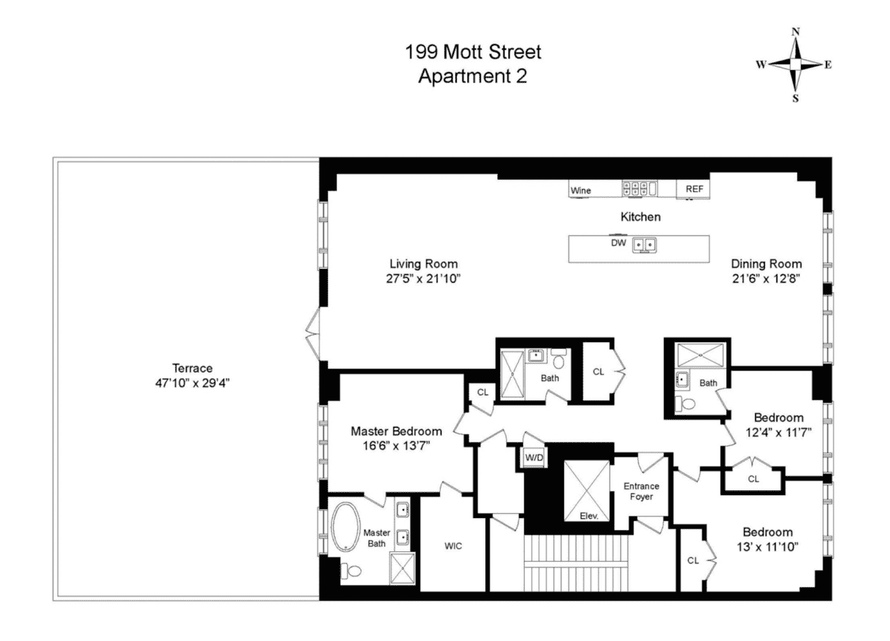 199 Mott Street #2 New York NY 10012