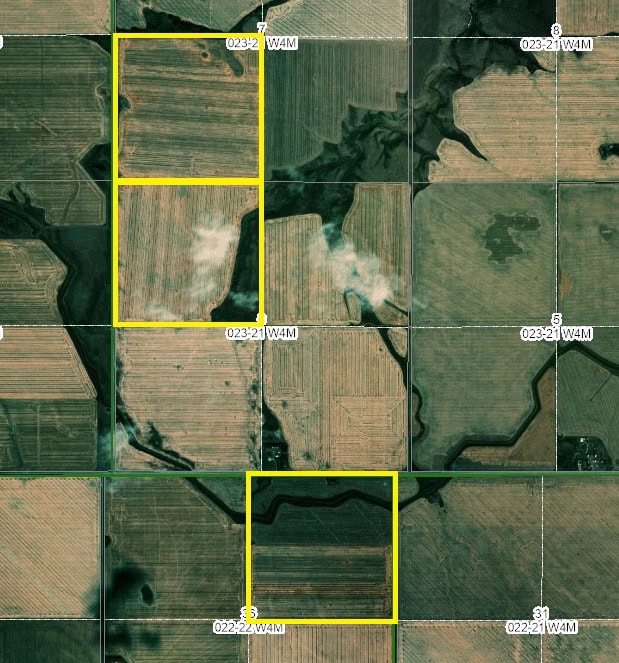 NE 36-22-22-w4, SW 7-23-21-w4, NW 6-23-21-w4 Gleichen AB